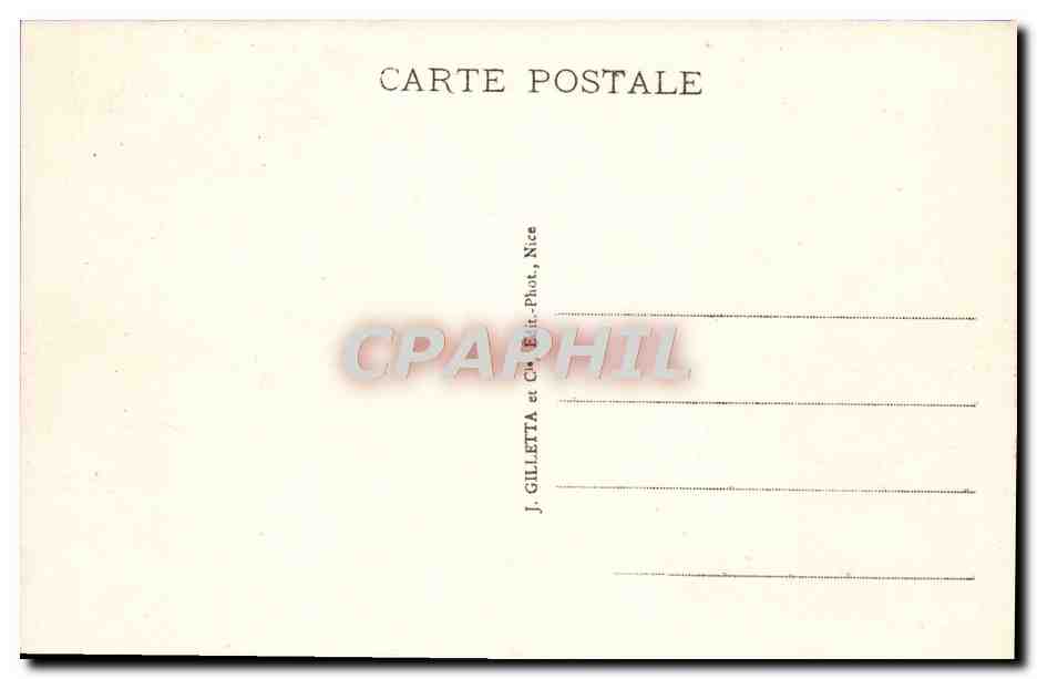 CPA Touet de Beuil et la vallee du Var — Rückseite