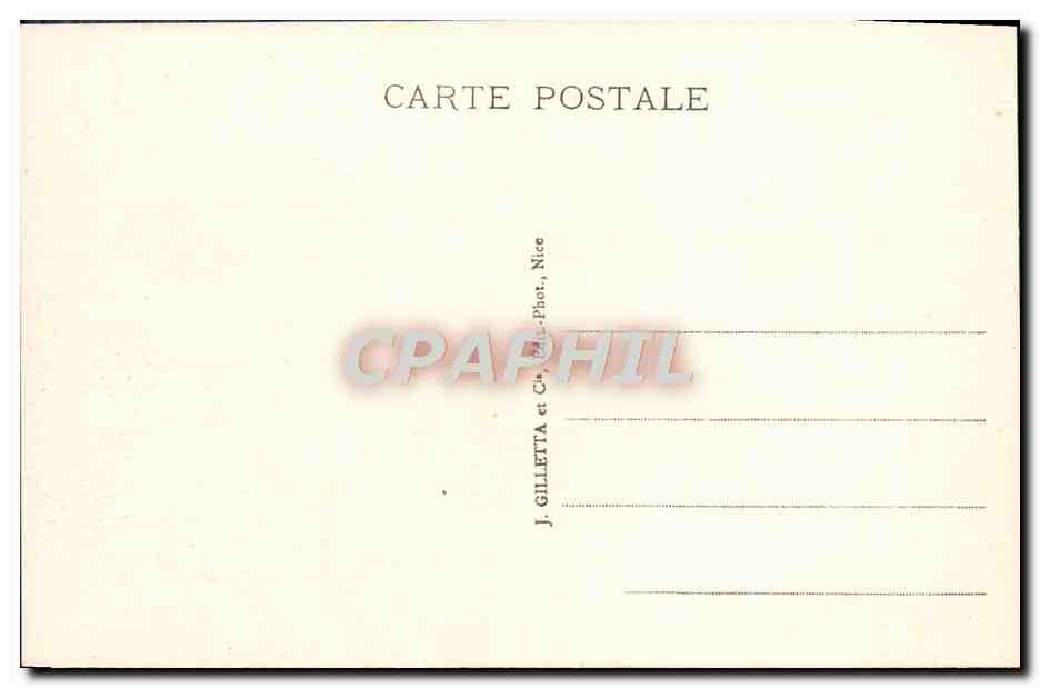 CPA Vallee du Var Village de Bonson — Rückseite