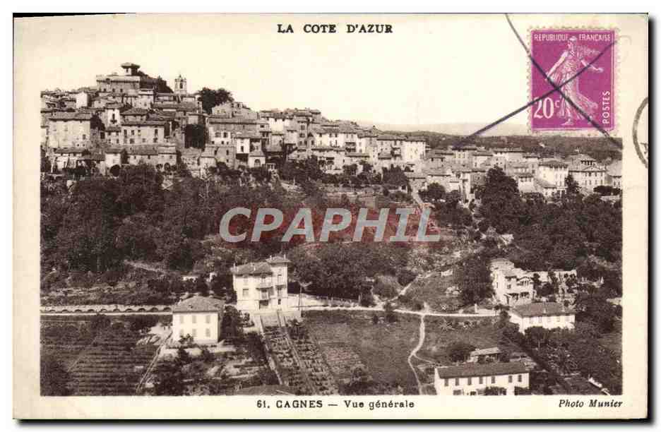 CPA Cagnes Vue Generale