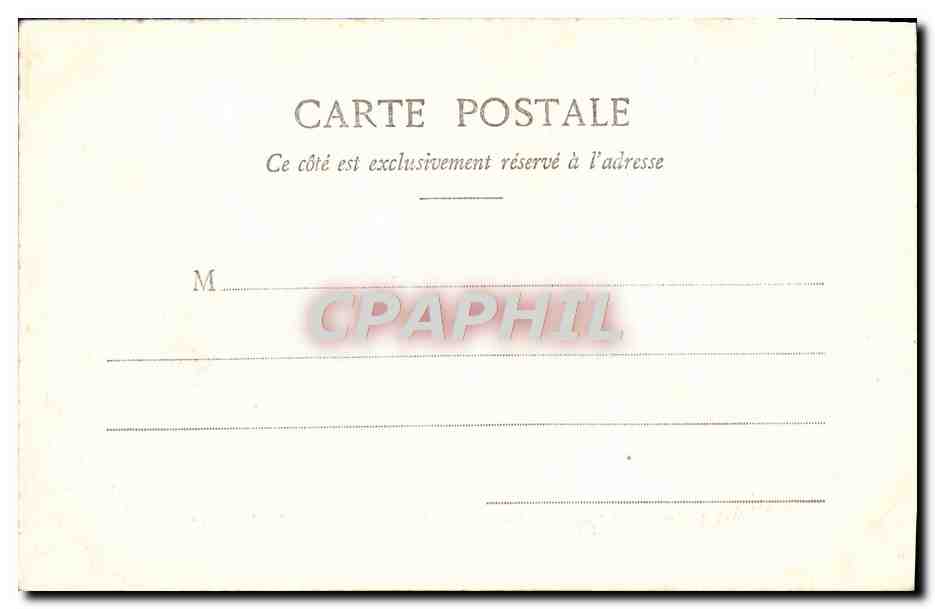 CPA Cagnes Environs de Nice  — Verso