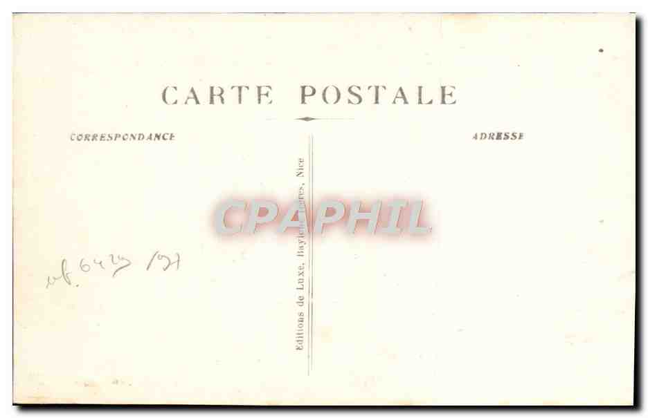 CPA Cannes Quai Saint Pierre Bateaux  — Back