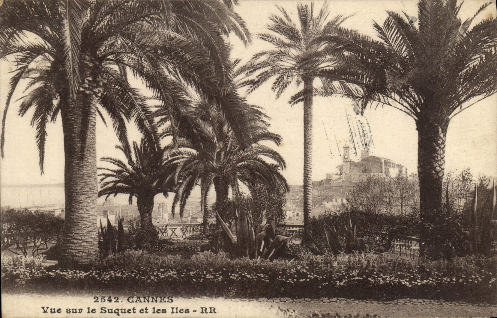 CPA Cannes Vue Sur le Suquet et les Iles