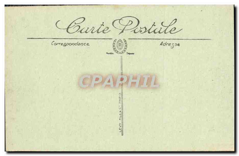 CPA Cannes Promenade de la Croisette et le Mont Chevalier — Verso