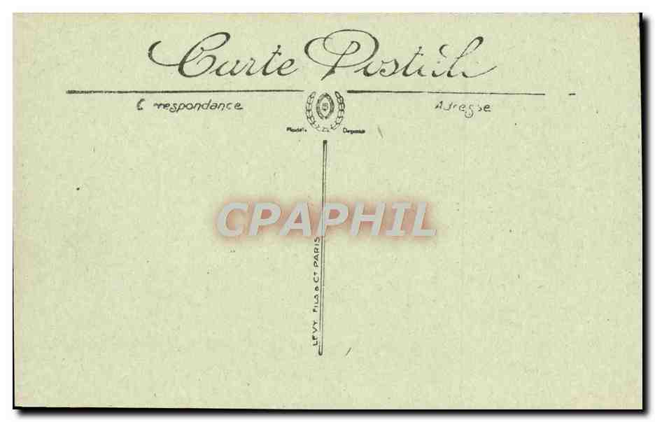 CPA Cannes a vol d'oiseau  — Verso