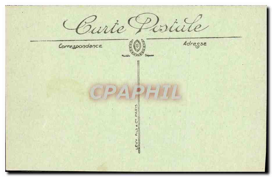 CPA Cannes Le Boulevard de la Croisette et le Mont Chevalier — Verso