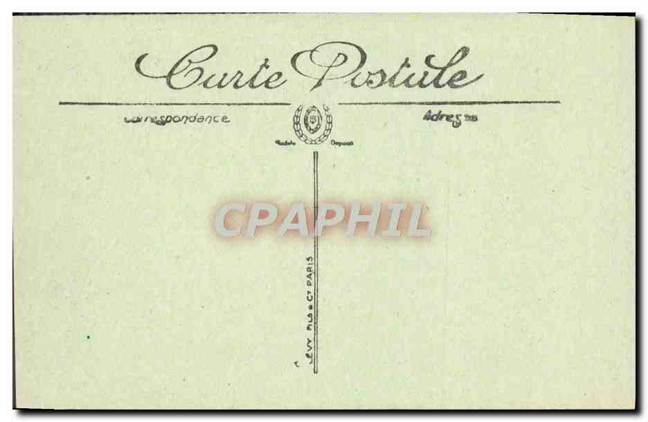 CPA Cannes La Vieille Ville — Verso