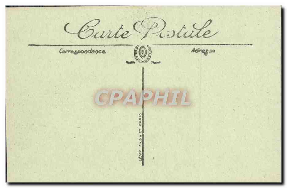 CPA Cannes Le Casino et Les Allees  — Verso