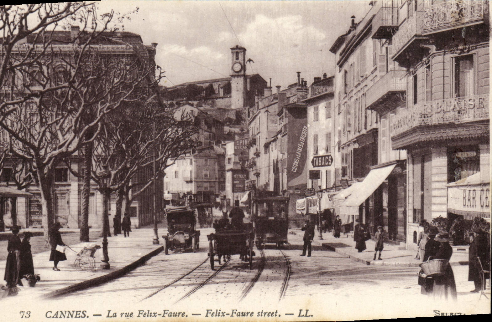 CPA Cannes La Rue felix Faure
