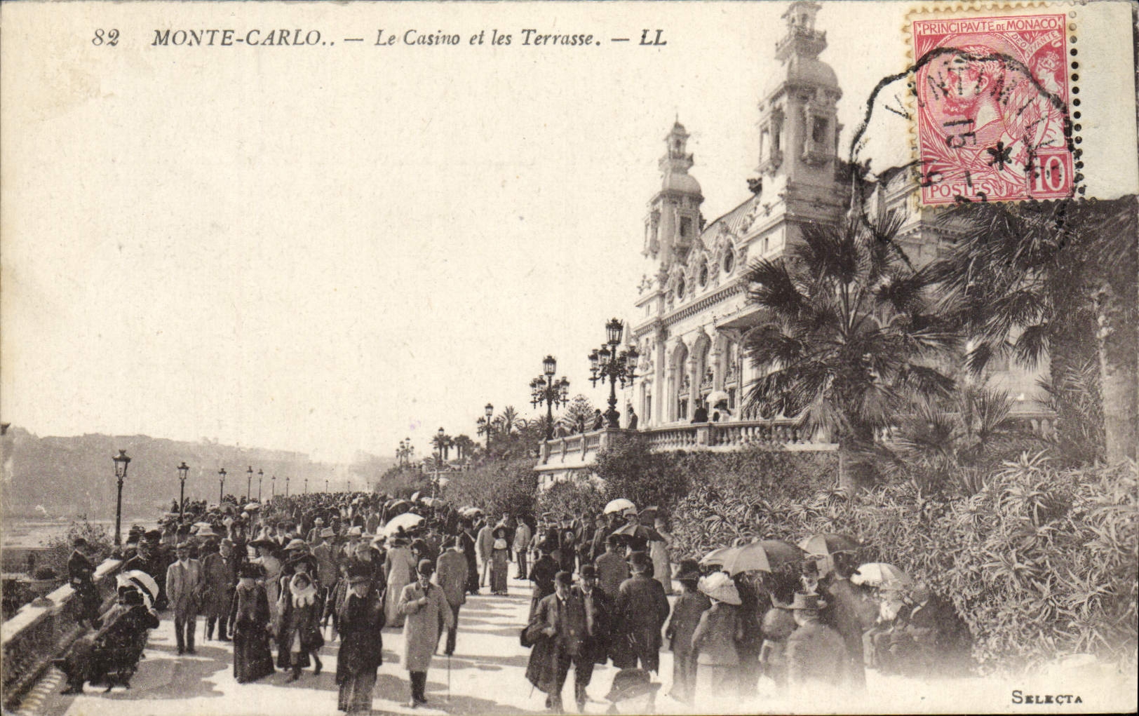 CPA Mont Carlo Le Casino et les Terrasses