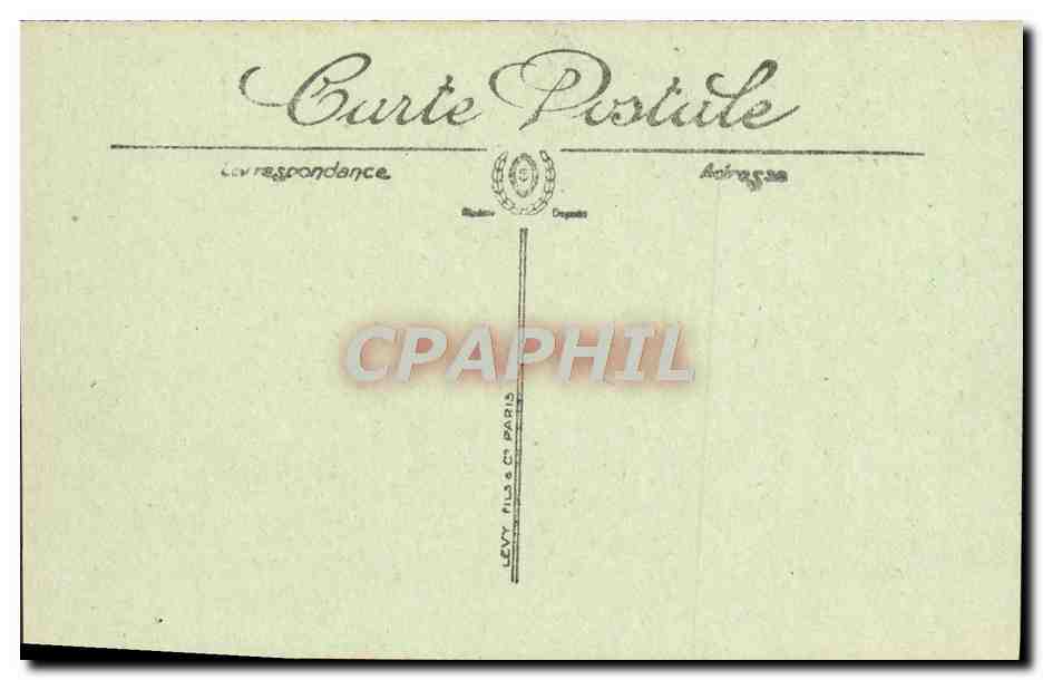 CPA Cannes Clocher de L'Eglise du Mont Cheralier — Rückseite