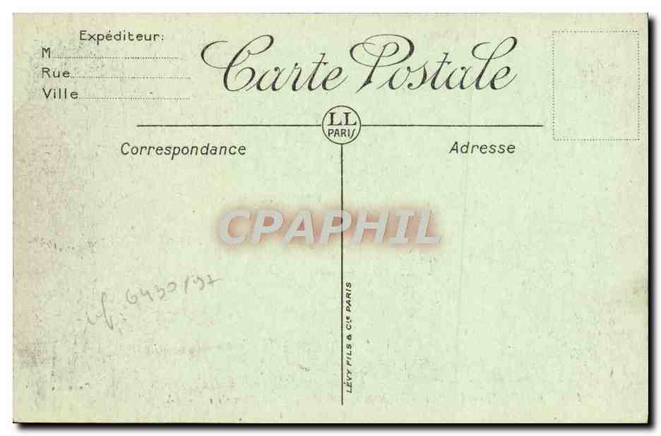 CPA Cannes La Promenade de la Croisette et le Mont Chevalier — Rückseite