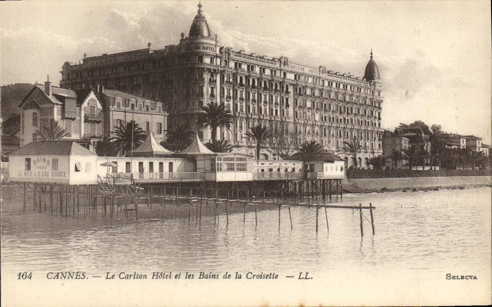 CPA Cannes Le Carlton Hotel et les Balns de la Croisette