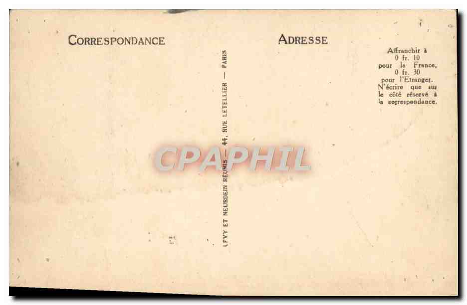 CPA Cannes L'Hotel Carlton et la Promenade de la Croisette — Verso
