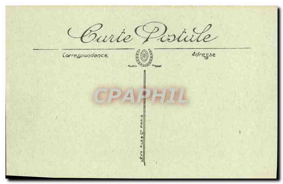 CPA Cannes Le Port et le Suquet Bateau — Verso