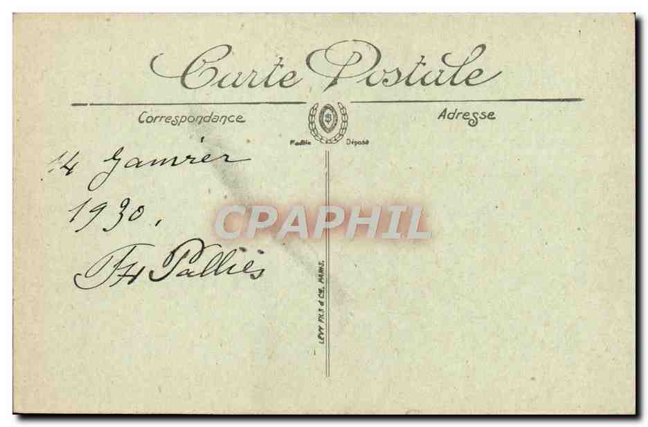 CPA Cannes Les Mouettes  — Verso