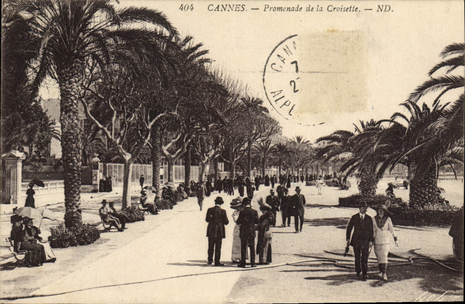 CPA Cannes Promenade de la Croisette
