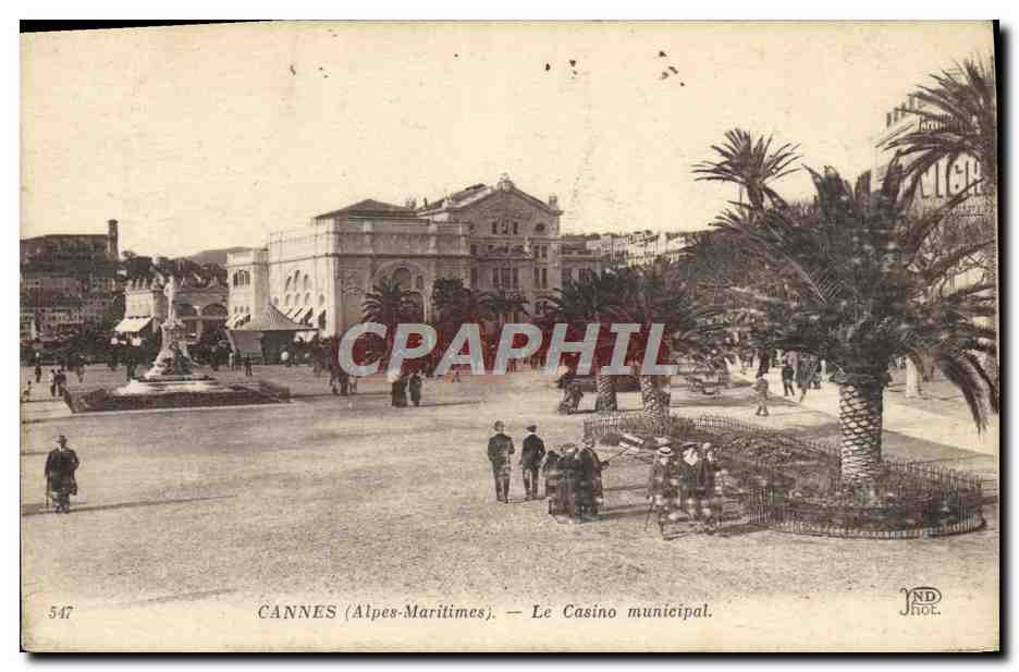 CPA Cannes Le Casino Municipal