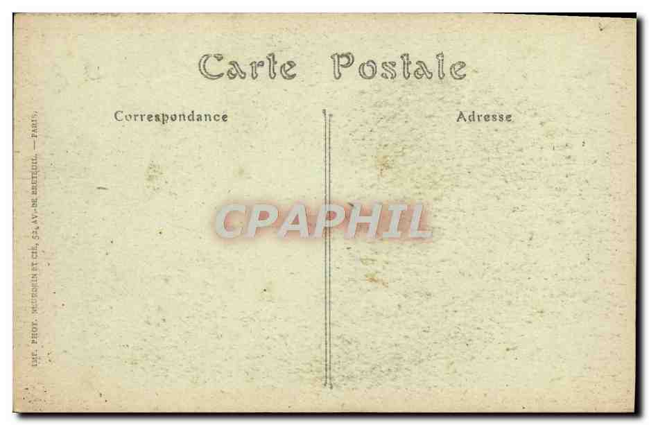 CPA Cannes Vue Generale Prise du Mont Chevalier — Verso