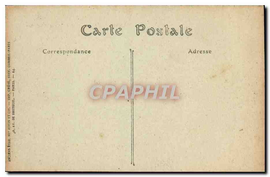 CPA Cannes Le Port et le Mont Chevalier — Rückseite