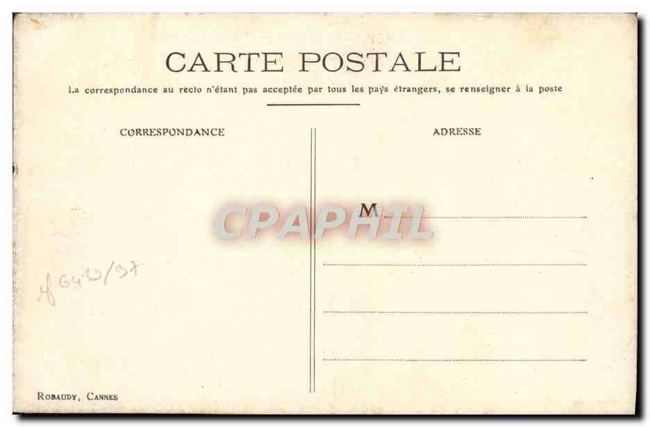 CPA Cannes Hotel Des Pins Le jardin d'hiver et l'entree de l'hotel  — Rückseite