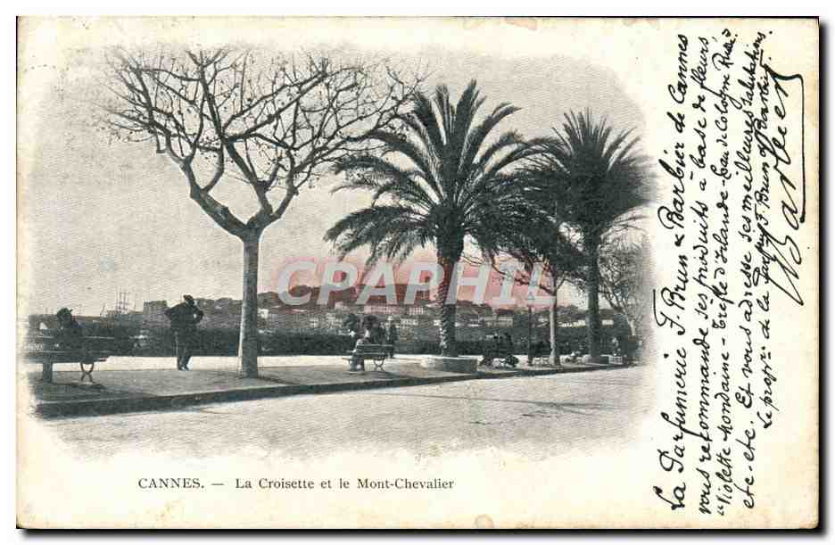 CPA Cannes La Croisette et le Mont Chevalier