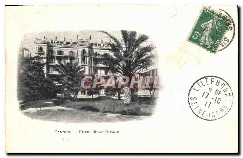 CPA Cannes Hotel Beau Rivage
