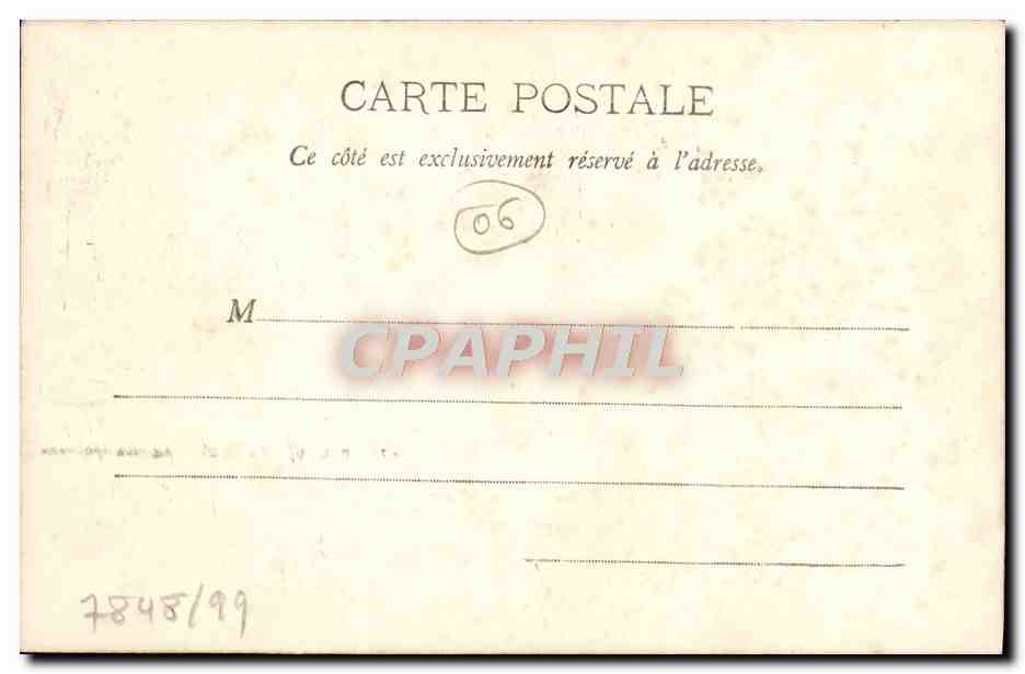 CPA Cannes Square Merimee — Verso