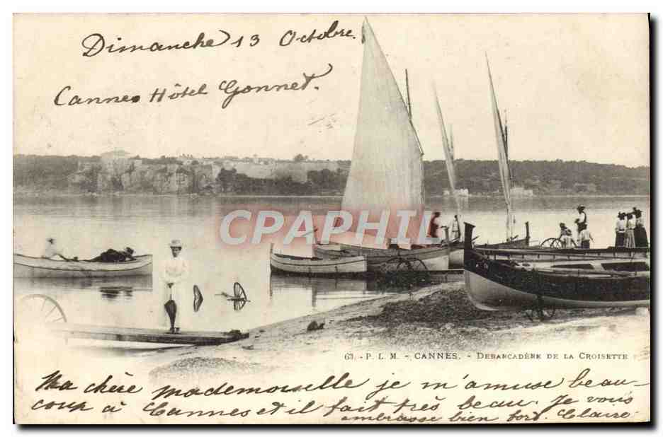 Cannes - Dérangade de la Croisette — P.L.M. Cannes, éditeur