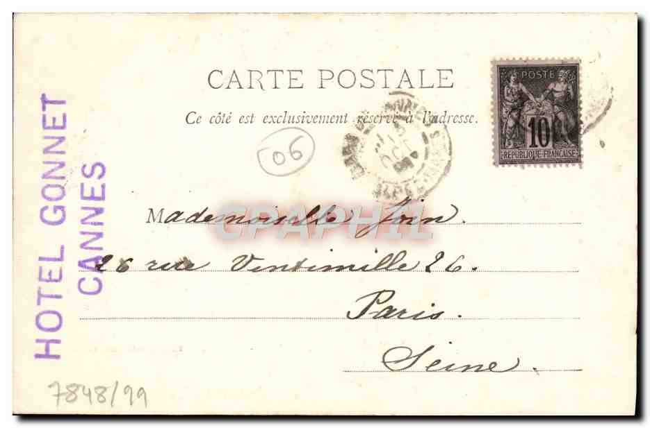 Cannes - Dérangade de la Croisette — P.L.M. Cannes, éditeur — Reverso