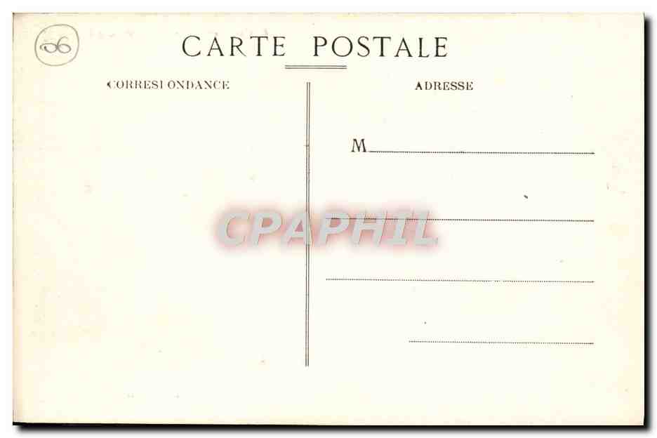 CPA Cannes La Casino Municipal — Verso