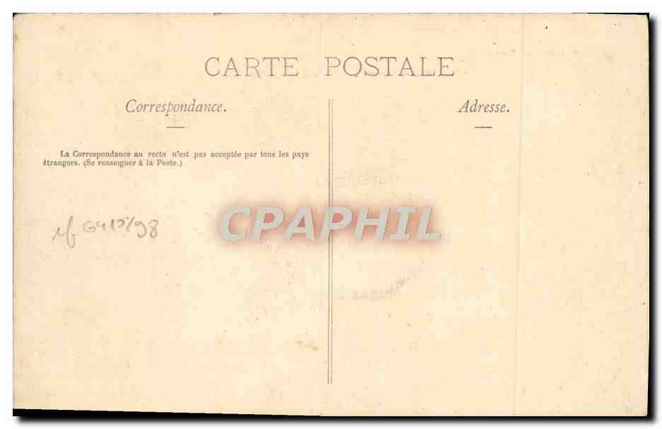 CPA Cannes Coin de la Plage Bateaux — Verso