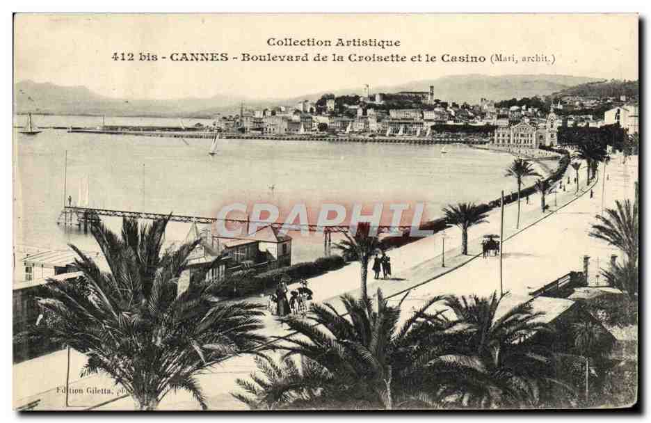 CPA Cannes Boulevard de la Croisette et le Casino 