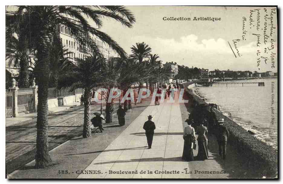 CPA Cannes Boulevard de la Croisette La promenade