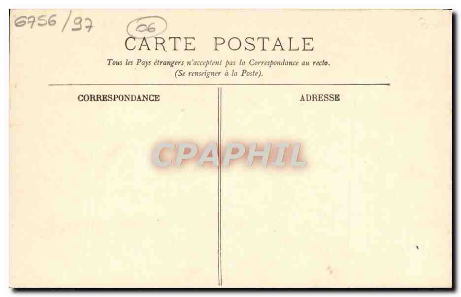 CPA Cannes La Jetee et les Iles de Lerins — Rückseite