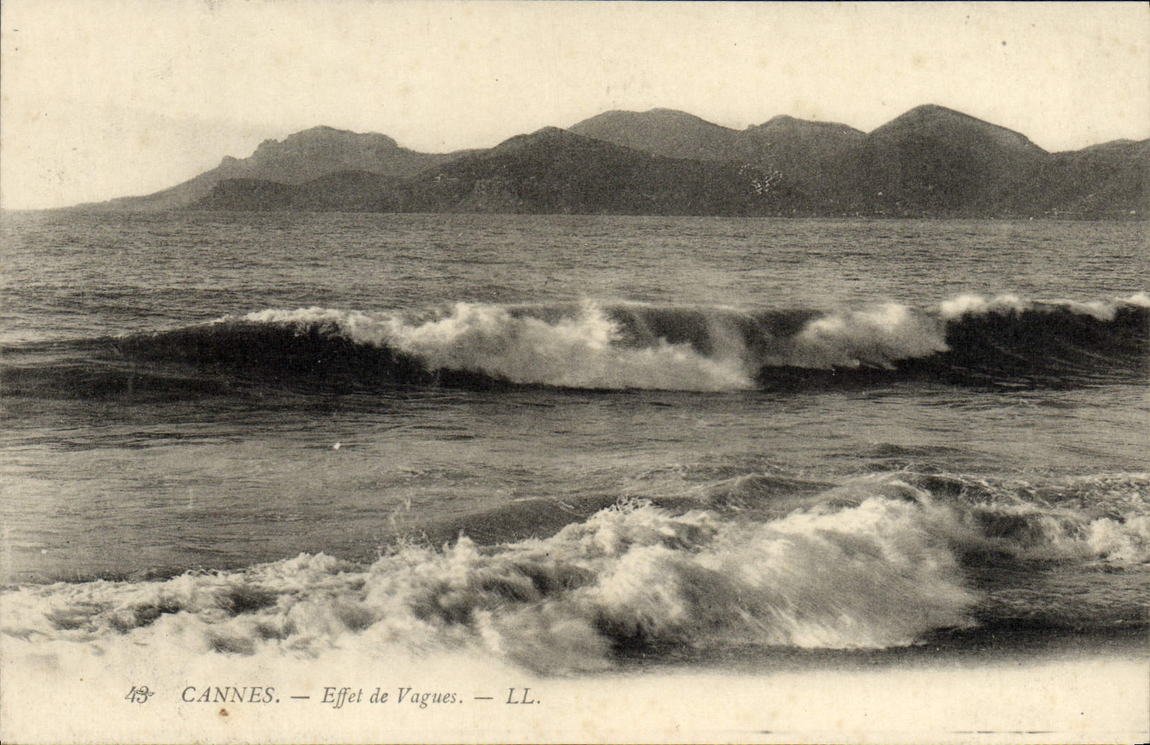 CPA Cannes Eiffet de Vagues