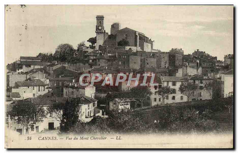 CPA Cannes Vue Du Mont Chevalier
