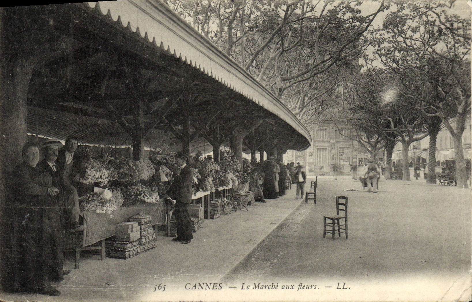 CPA Cannes Le Marche aux Fleurs