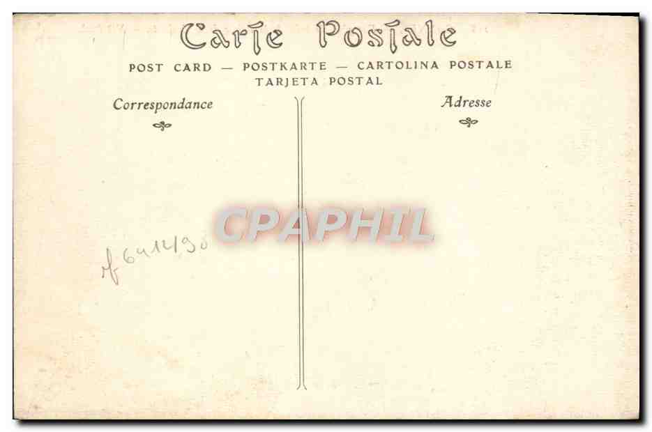 CPA Cannes Vue Generale Prise de la Pointe de la Croisetle — Verso
