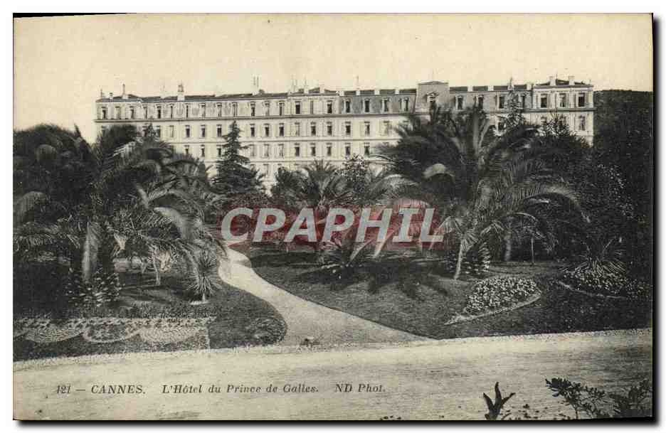 CPA Cannes L'Hotel du Prince de Galles