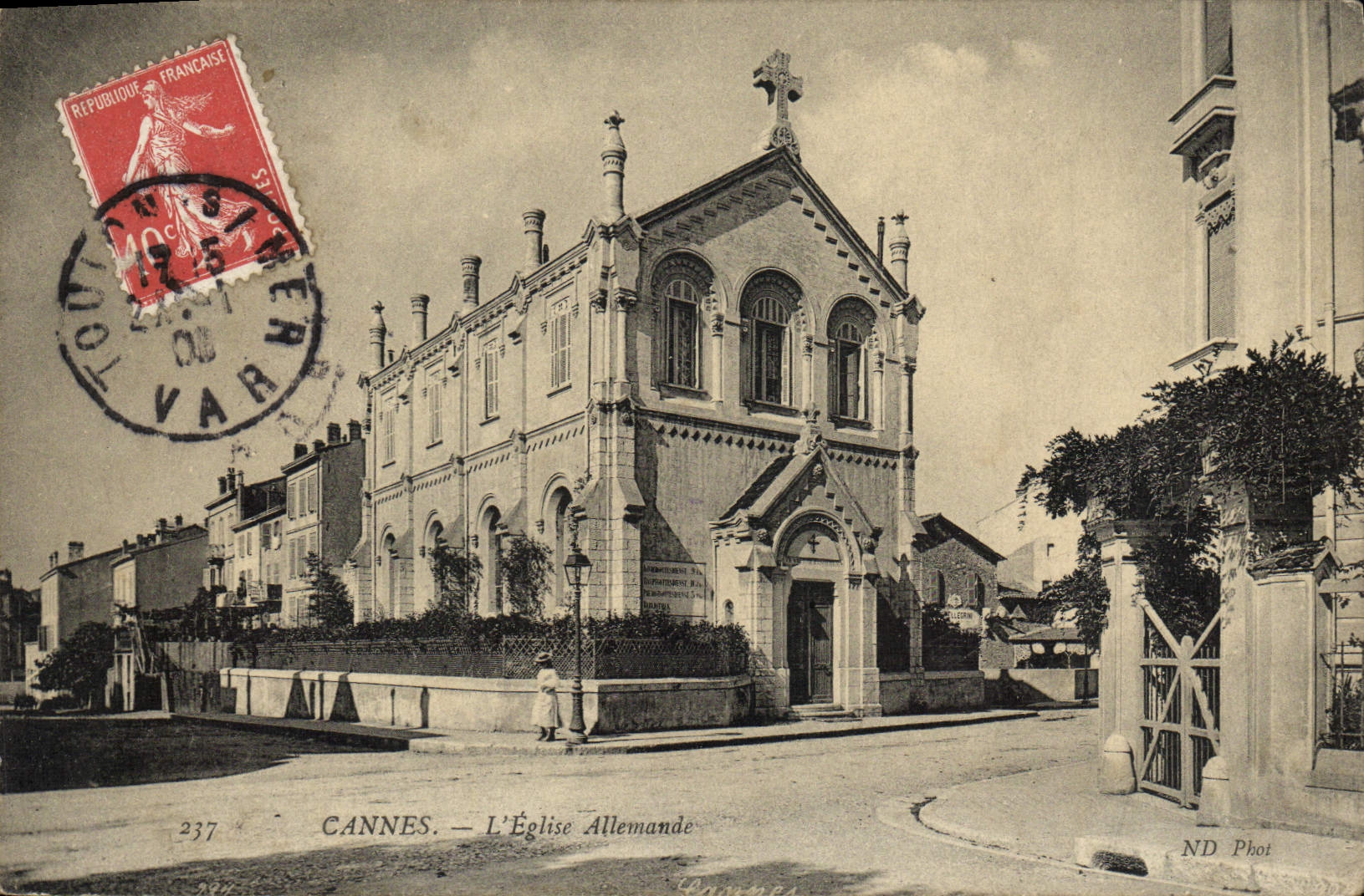 CPA Cannes L'Eglise Allemande