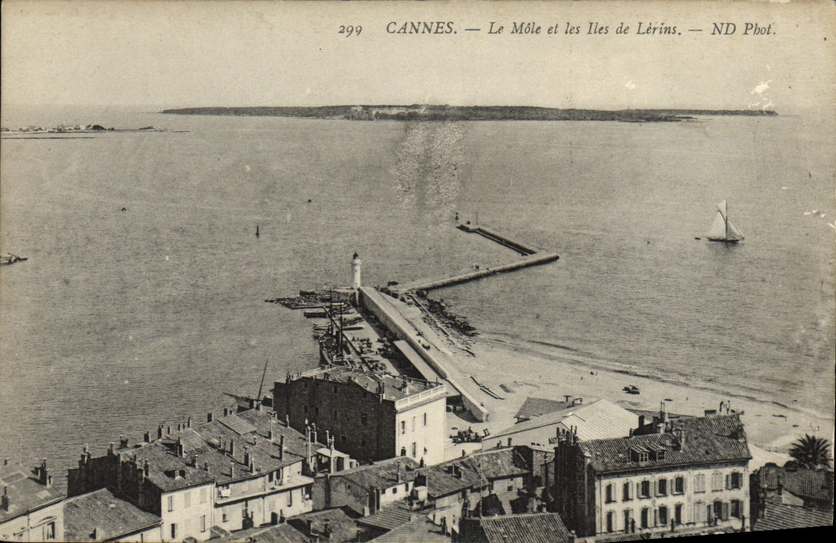 CPA Cannes Le Mole et les Iles de Lerins