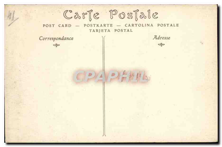 CPA Cannes Le Mole et les Iles de Lerins — Verso