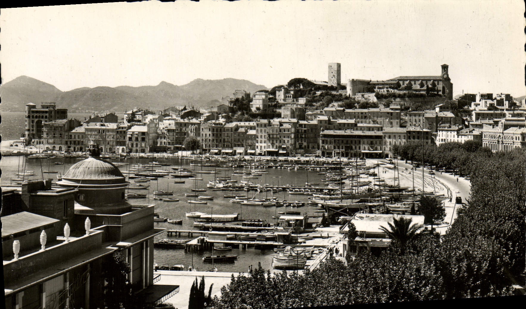 CPM Cannes Le Port le Quai St Pierre et le Suquet Bateaux 