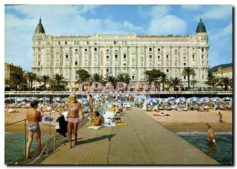 CPM Cannes Cote D'Azur Le Carlton Hotel