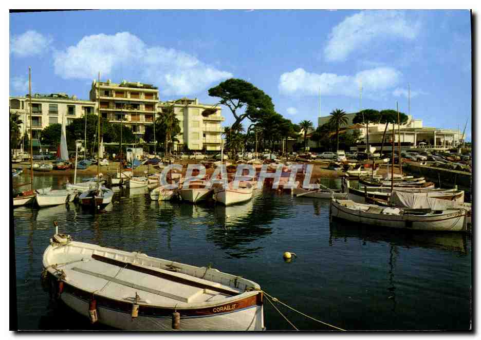 CPM Cannes Le Casino du Palm Beach et un Coin de Son Port