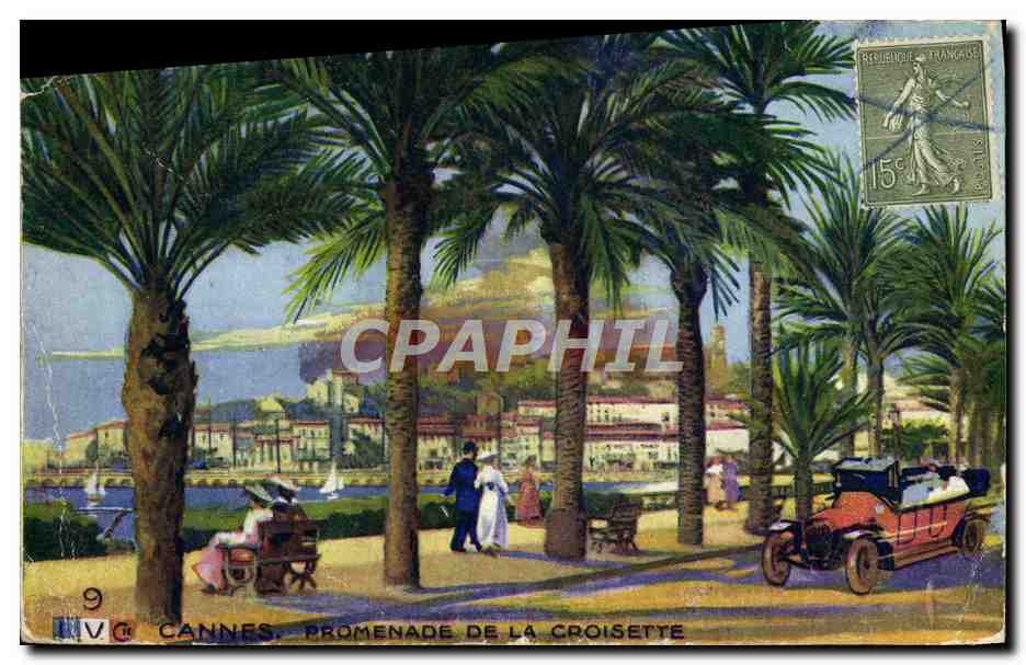 CPA Cannes Promenade De La Croisette
