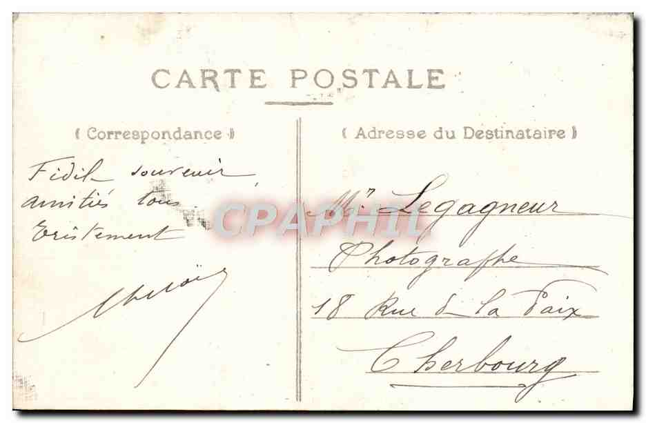 Cannes — Place Vauban et Boulevard Carnot — E. P. et C. (éditeur) — Verso