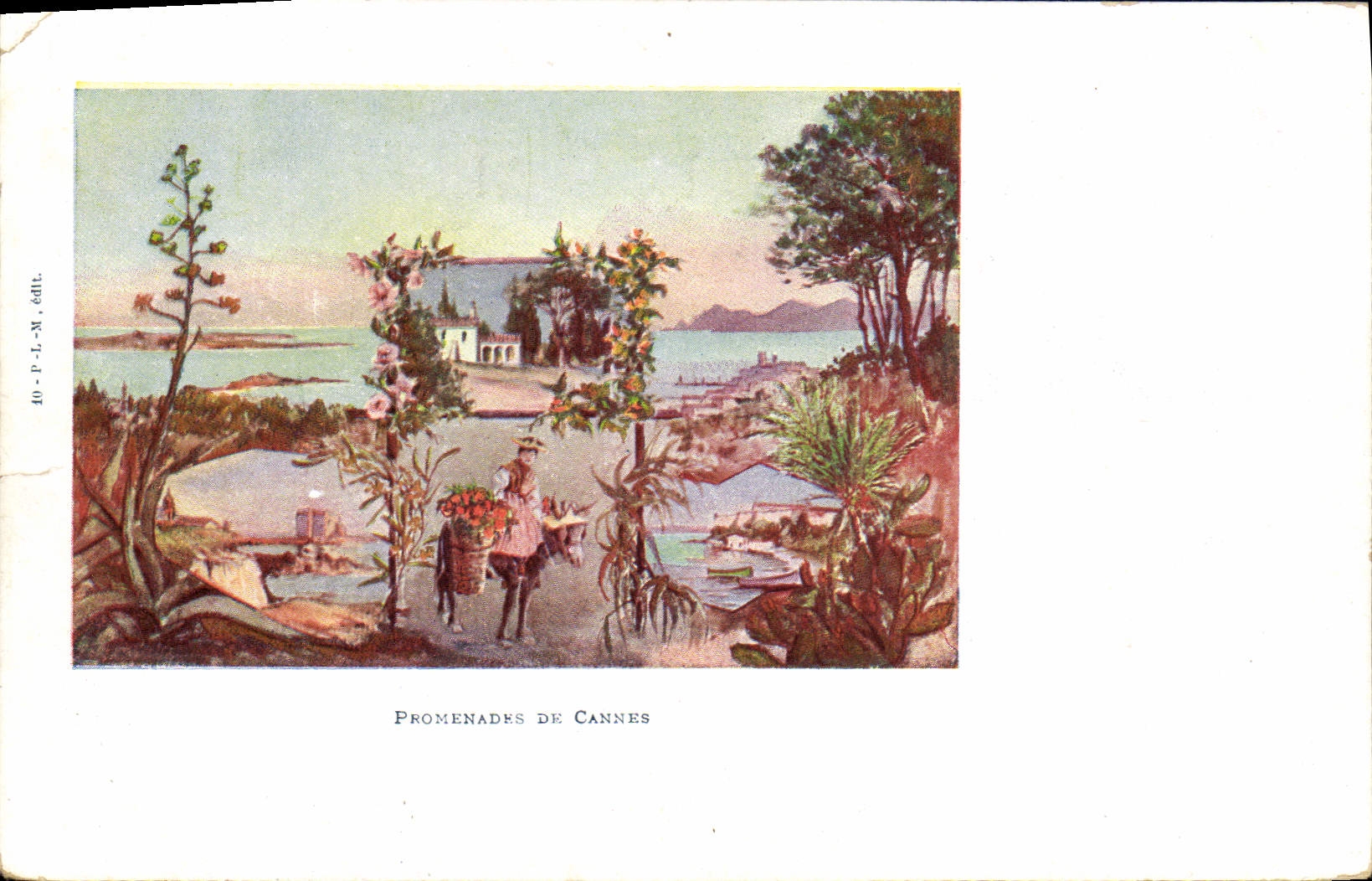 CPA Cannes Promenade Ane Mule