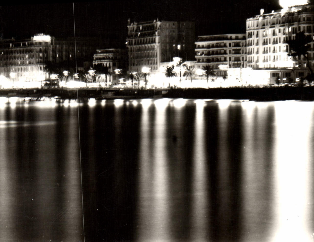 CPA Cannes La Nuit Le Boulevard de la Croisette