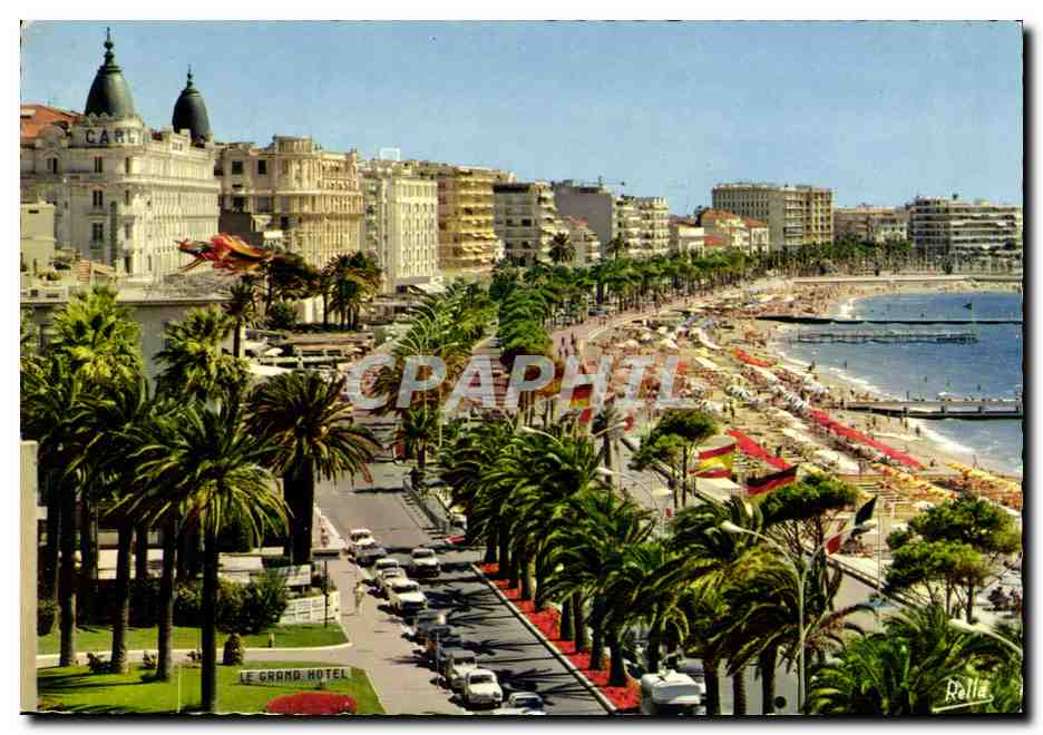 CPM Cannes Le Carlton le Miramar la Martinez